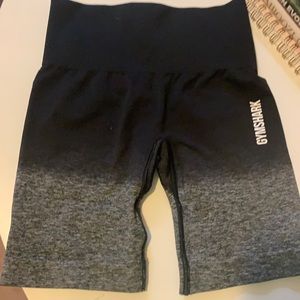 Gymshark Ombré Black Bike Shorts